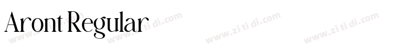 Aront Regular字体转换 Aront Regular字体转换